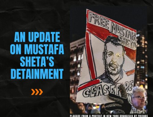 Mise à jour sur la détention de Mustafa Sheta