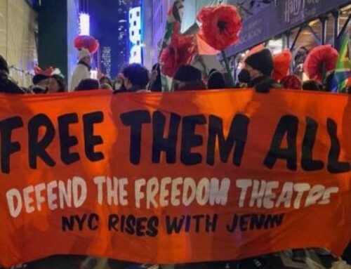 « Libérez le Freedom theatre »