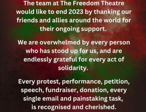 Vœux du Freedom theatre