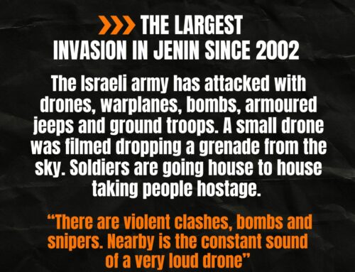 Invasion israélienne  du camp de réfugiés & de la ville de Jénine