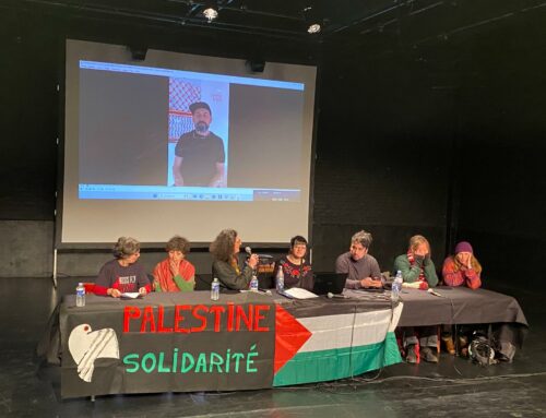 Soirée contre le commerce des armes avec Israël au Théâtre L’Échangeur