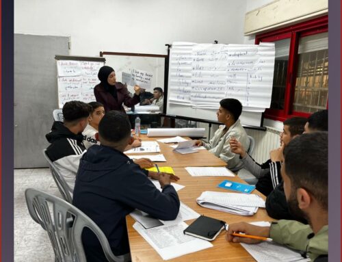 ATL Jénine soutient la formation « Théâtre en anglais », pour les jeunes du camp de Jénine